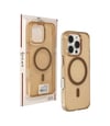 Joko Apple Uyumlu iPhone 16 Pro Max Uyumlu Gleam Pc Sert Magsafe Kılıf - Şeffaf-gold Belirtilmemiş