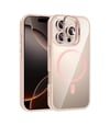 Joko Apple Uyumlu iPhone 16 Pro Max Uyumlu Remim Lensli Magsafe Standlı Kapak - Pembe Belirtilmemiş