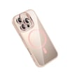 Joko Apple Uyumlu iPhone 16 Pro Max Uyumlu Remim Lensli Magsafe Standlı Kapak - Pembe Belirtilmemiş