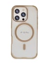 Joko Apple Uyumlu iPhone 16 Pro Max Uyumlu Hilton Magsafe Kapak - Gold Belirtilmemiş