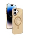 Joko Apple Uyumlu iPhone 16 Uyumlu Stella Pc Sert Magsafe Kılıf - Gold Belirtilmemiş