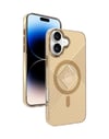 Joko Apple Uyumlu iPhone 16 Uyumlu Stella Pc Sert Magsafe Kılıf - Gold Belirtilmemiş