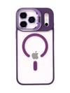 Joko Apple Uyumlu iPhone 17 Pro Max Uyumlu Remim Lensli Magsafe Standlı Kapak - Derin Mor Belirtilmemiş