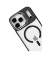 Joko Apple Uyumlu iPhone 17 Pro Max Uyumlu Remim Lensli Magsafe Standlı Kapak - Siyah Belirtilmemiş