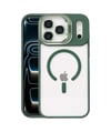 Joko Apple Uyumlu iPhone 17 Pro Uyumlu Remim Lensli Magsafe Standlı Kapak - Koyu Yeşil Belirtilmemiş