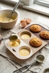 Kahve Rengi 6 Lı Silikon Kek Ve Çikolata Kalıbı & Muffin Kabı Pişirme Gereci 16x25 Cm Mor