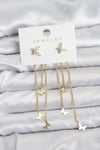 Kelebek Model Gold Renk Pirinç Sallantılı Kadın Küpe Diğer