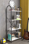 Metal Kitaplık Beyaz 150 Cm Çok Renkli