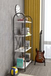 Metal Kitaplık Beyaz 150 Cm Çok Renkli