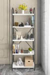 Metal Kitaplık Beyaz 180 Cm Çok Renkli