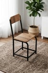 Minör Metal Ayak Sandalye Suntalam Kahverengi Çok Renkli