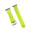 Movenchy Apple Watch 38mm Uyumlu Jelly Silikon Kordon - Yeşil -