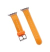 Movenchy Apple Watch 38mm Uyumlu Jelly Silikon Kordon - Turuncu -