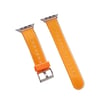 Movenchy Apple Watch 38mm Uyumlu Jelly Silikon Kordon - Turuncu -