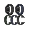 Movenchy Apple Watch 45mm Uyumlu Carbon Steel Kordon - Koyu Yeşil -