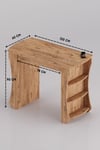 Mutfak Masası Mutfak Adası Ada Masa Bar Masası Kahvaltı Masası Raflı Çok Amaçlı Dolap Modern Masa 120x60 Cm 9836 Atlantik Çam Çok Renkli