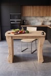 Mutfak Masası Mutfak Adası Ada Masa Bar Masası Kahvaltı Masası Raflı Çok Amaçlı Dolap Modern Masa 120x60 Cm 9838 Sepet Çok Renkli