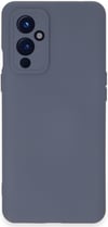 One Plus 9 Kılıf Nano İçi Kadife Silikon - Gri Belirtilmemiş