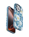 Onegif Apple Uyumlu iPhone 14 Pro Max Uyumlu Flower Series Magsafe Kapak - Mavi Belirtilmemiş