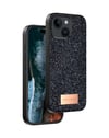 Onegif Apple Uyumlu iPhone 14 Uyumlu Bright Simli Kapak - Siyah Belirtilmemiş
