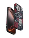 Onegif Apple Uyumlu iPhone 15 Pro Max Uyumlu Flower Series Magsafe Kapak - Siyah Belirtilmemiş