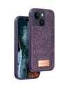 Onegif Apple Uyumlu iPhone 15 Uyumlu Bright Simli Kapak - Derin Mor Belirtilmemiş