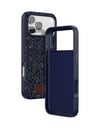 Onegif Apple Uyumlu iPhone 17 Pro Max Uyumlu Bright Simli Kapak - Mavi Belirtilmemiş