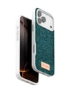 Onegif Apple Uyumlu iPhone 17 Pro Max Uyumlu Bright Simli Kapak - Koyu Yeşil Belirtilmemiş