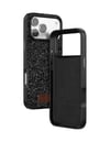 Onegif Apple Uyumlu iPhone 17 Pro Uyumlu Bright Simli Kapak - Siyah Belirtilmemiş