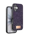 Onegif Apple Uyumlu iPhone 17 Uyumlu Bright Simli Kapak - Derin Mor Belirtilmemiş