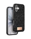 Onegif Apple Uyumlu iPhone 17 Uyumlu Bright Simli Kapak - Siyah Belirtilmemiş