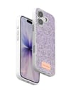 Onegif Apple Uyumlu iPhone 17 Uyumlu Bright Simli Kapak - Lila Belirtilmemiş