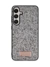 Onegif Samsung Galaxy A55 5g Uyumlu Bright Simli Kapak - Gümüş Belirtilmemiş