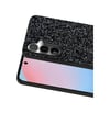 Onegif Samsung Galaxy S24 Fe Uyumlu Bright Simli Kapak - Siyah Belirtilmemiş