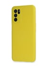 Oppo A16 Uyumlu Kılıf Nano İçi Kadife Silikon - Sarı Belirtilmemiş