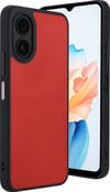 Oppo A38 Uyumlu Kılıf Aras Deri Kapak - Kırmızı Belirtilmemiş