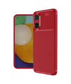 Oppo A38 Uyumlu Kılıf Auto Focus Karbon Kapak - Kırmızı Belirtilmemiş