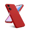 Oppo A38 Uyumlu Kılıf First Silikon - Kırmızı Belirtilmemiş