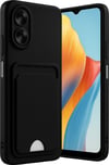 Oppo A38 Uyumlu Kılıf Kelvin Kartvizitli Silikon - Siyah Belirtilmemiş