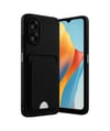 Oppo A38 Uyumlu Kılıf Kelvin Kartvizitli Silikon - Siyah Belirtilmemiş