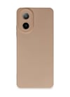 Oppo A38 Uyumlu Kılıf Nano İçi Kadife Silikon - Pudra Belirtilmemiş