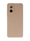 Oppo A38 Uyumlu Kılıf Nano İçi Kadife Silikon - Pudra Belirtilmemiş