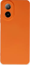 Oppo A38 Uyumlu Kılıf Nano İçi Kadife Silikon - Turuncu Belirtilmemiş