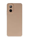 Oppo A38 Uyumlu Kılıf Nano İçi Kadife Silikon - Pudra Belirtilmemiş