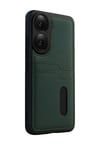 Oppo A38 Uyumlu Sara Kartvizitli Deri Kılıf - Yeşil Belirtilmemiş