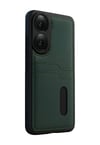 Oppo A38 Uyumlu Sara Kartvizitli Deri Kılıf - Yeşil Belirtilmemiş