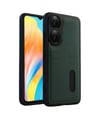 Oppo A38 Uyumlu Sara Kartvizitli Deri Kılıf - Yeşil Belirtilmemiş
