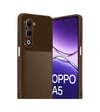 Oppo A5 4g Uyumlu Auto Focus Karbon Kapak - Kahverengi Belirtilmemiş