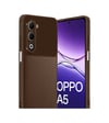 Oppo A5 4g Uyumlu Auto Focus Karbon Kapak - Kahverengi Belirtilmemiş