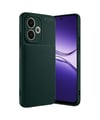 Oppo A5 Pro 4g Uyumlu Kılıf Auto Focus Karbon Kapak - Koyu Yeşil Belirtilmemiş